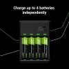 Green Cell Ładowarka VitalCharger + 4x akumulatory AA 2000mAh